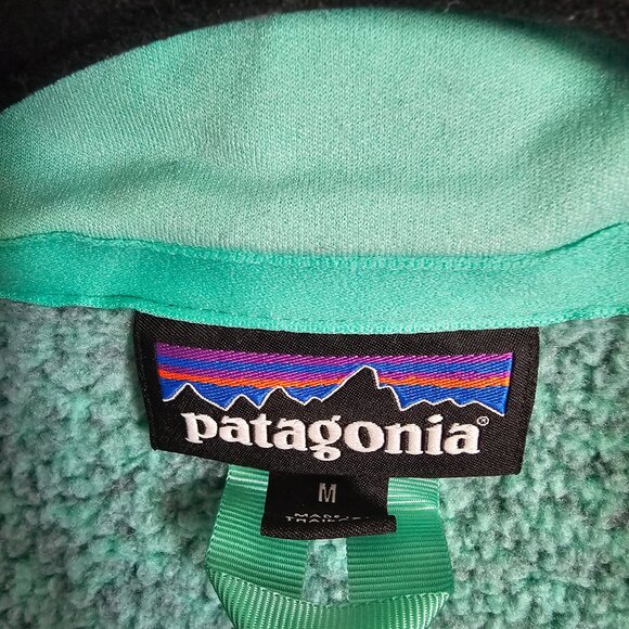 Patagonia Better Sweater Mint Green 1/4 Zip - Women's Medium - Picture 6 of 6